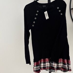 Torrid Black Ribbed Sweater